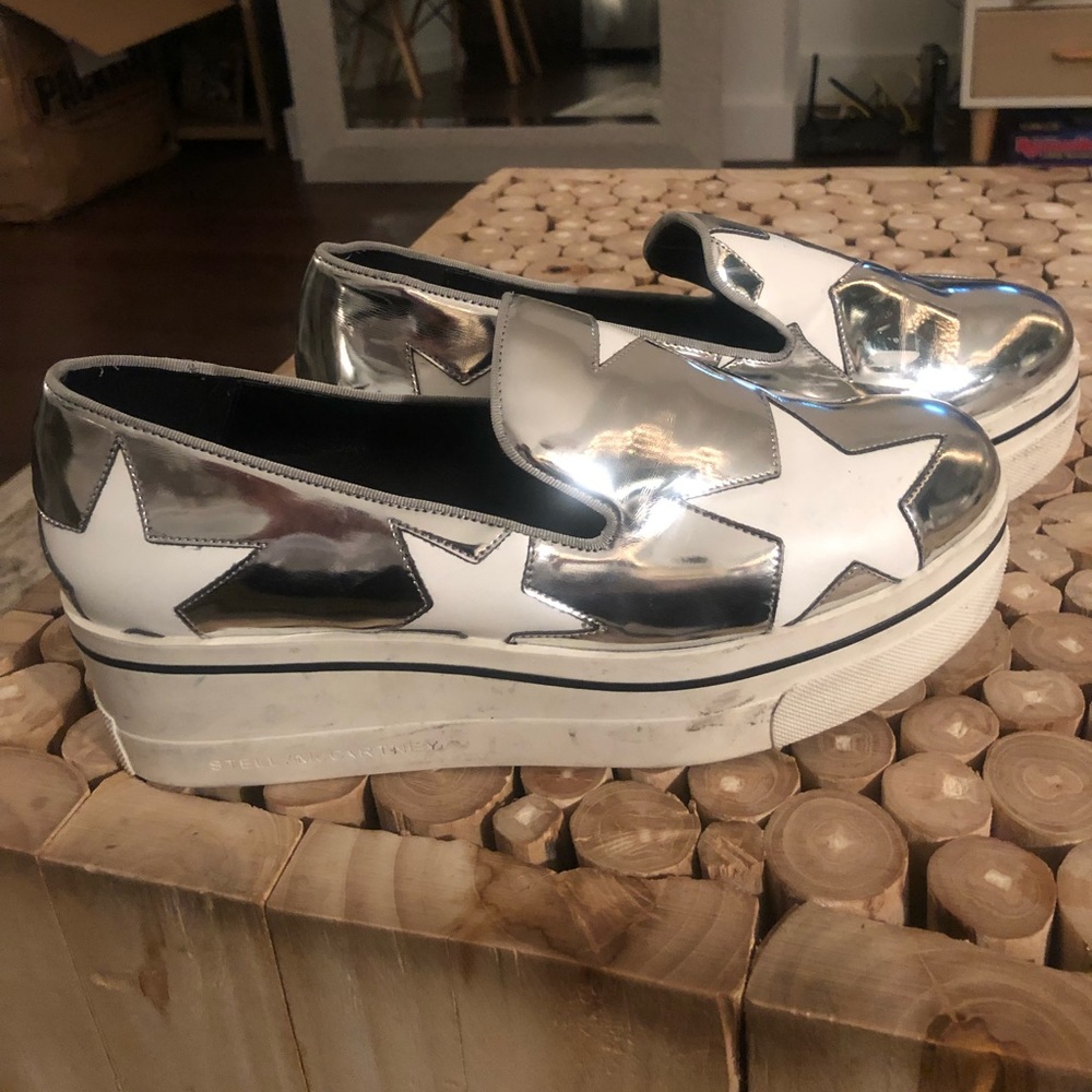 Silver Stella McCartney’s shoes